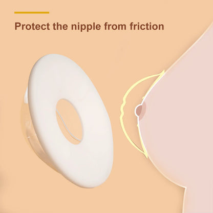 "Silicone Breast Milk Collector - 2pcs, Wearable & Manual, Breastfeeding Aid"